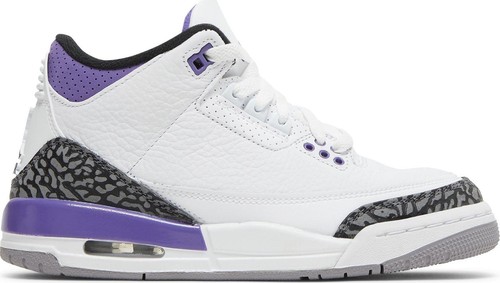 

[DM0967-105] Air Jordan Retro 3 (GS) Dark Iris для начальной школы, White/black/dark iris/cement grey