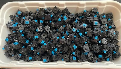 Genuine Cherry MX Switches 3 pin Key Switch - BLUE - 389 pieces!