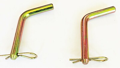2 GOLIATH INDUSTRIAL 1/2'' BENT TRACTOR WAGON CAR TRAILER RECEIVER HITCH PIN BP12