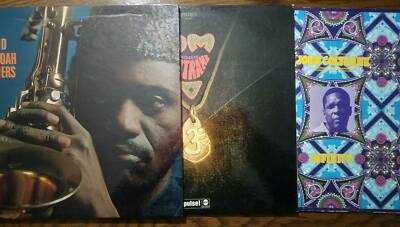 John Coltrane / Pharoah Sanders - Tauhid / OM / Infinity  3x LP LOT IMPULSE EX