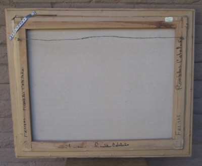 ARTIST JORDI FREIXAS CORTES OIL PAINTING: RAMBLAS CATALUNYA, BARCELONA SPAIN