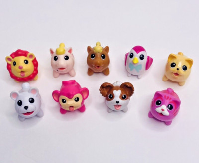 Spin Master Chubby Puppies and Friends Mini Figure 1'' Toy Set of 9