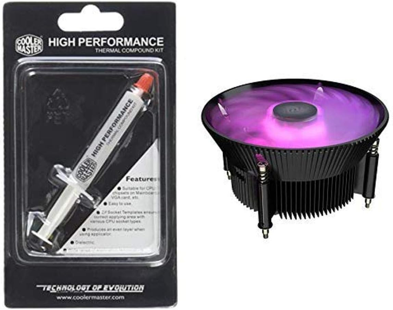 Master High Performance Thermal Paste - (htk-002-u1) And Cooler Master Rr