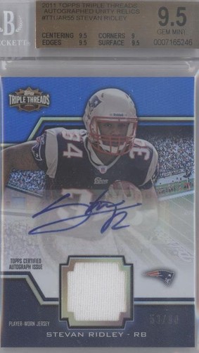 2011 Topps Triple Threads Stevan Ridley #TTUAR-55