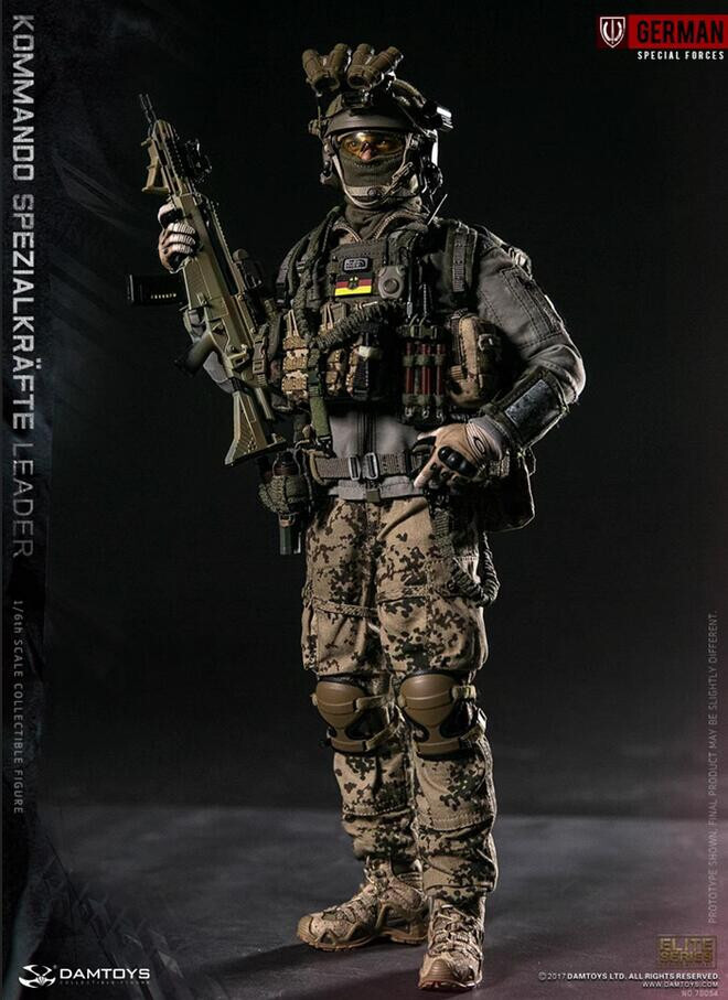 1/6 12インチ KSK Germany's Special Forces DAMTOYS 78054 KSK German Soldier Special Forces 1/6 Scale