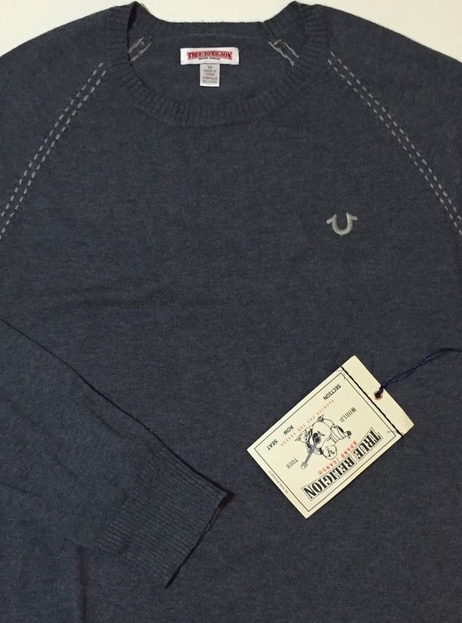 True Religion Crew Neck Sweaters for Men