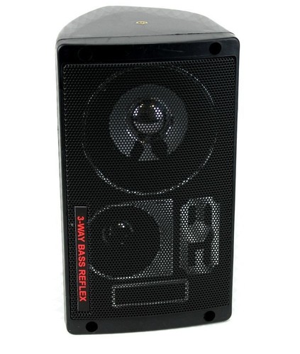 Pyramid Phase III Bass Reflex Three-Way Stereo Speaker System 2060