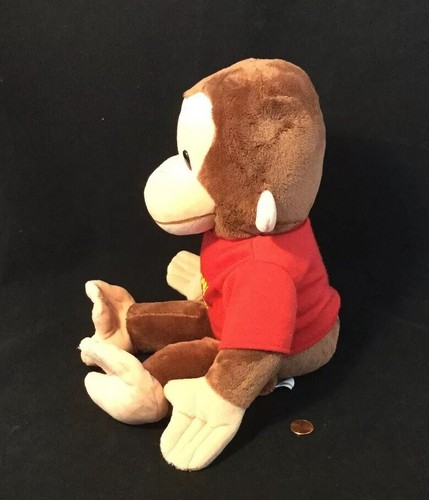 Applause Curious George Large Classic Plush - Suffed George Moneky Red Shirt 16