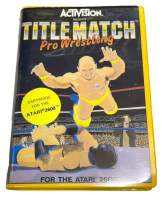Title Match Pro Wrestling Atari 2600 *Complete*