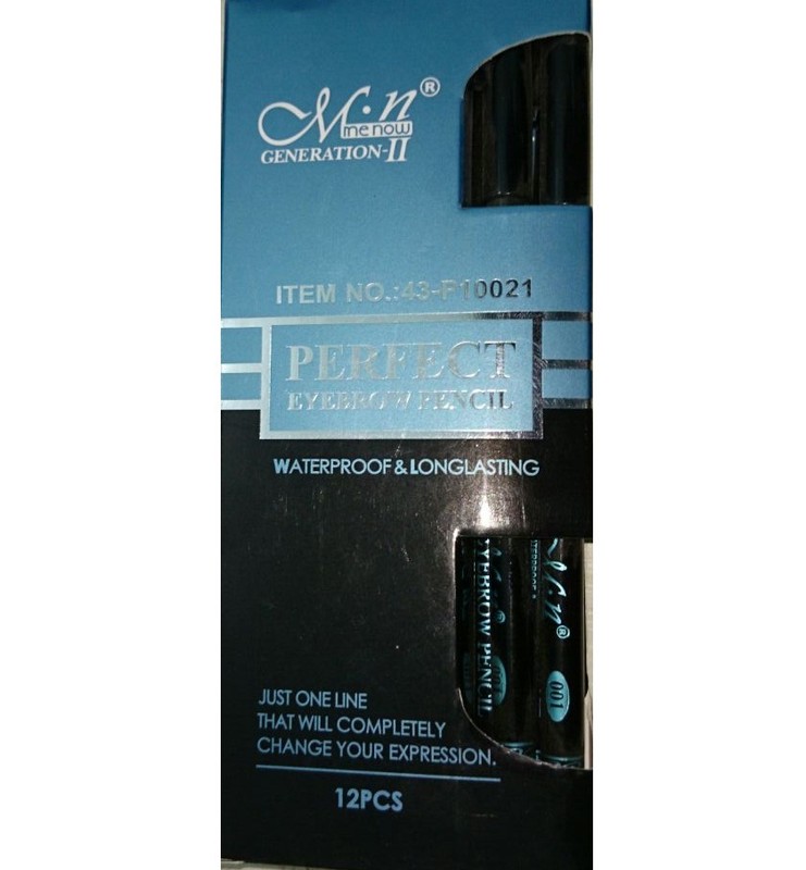 12pcs De Menow Parfait Sourcil Crayon ImpermÃ©Able &Long DurÃ©E Changer Expression