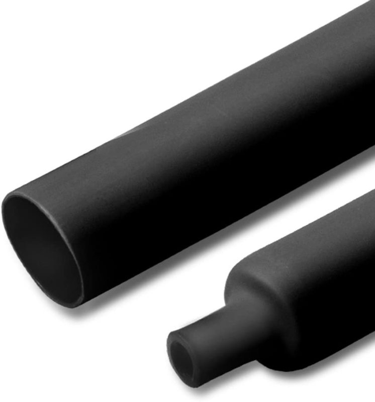 1 Inch (Diameter) 3:1 Dual Wall Adhesive Heat Shrink Tubing, Large Glue Lined