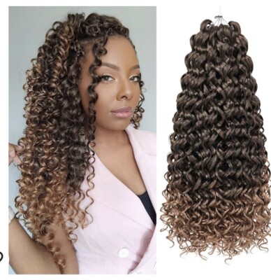 GoGo Curl Crochet Hair 18 Inch Long Curly Crochet Hair