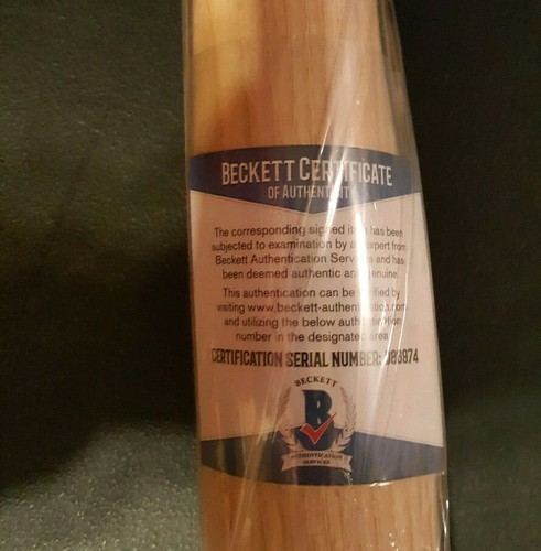 KIRK GIBSON Signed Rawlings Baseball Bat Dodgers BAS BECKETT COA AUTOGRAPH