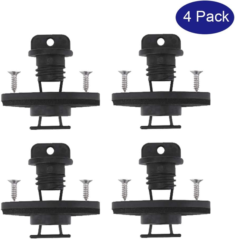 Drain Plug Kit Hull Coarse Thread Bung For Canoe Boat Set With Screws Hard
