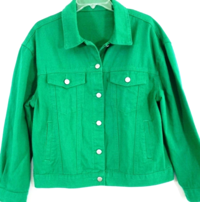 Shein green shop jacket