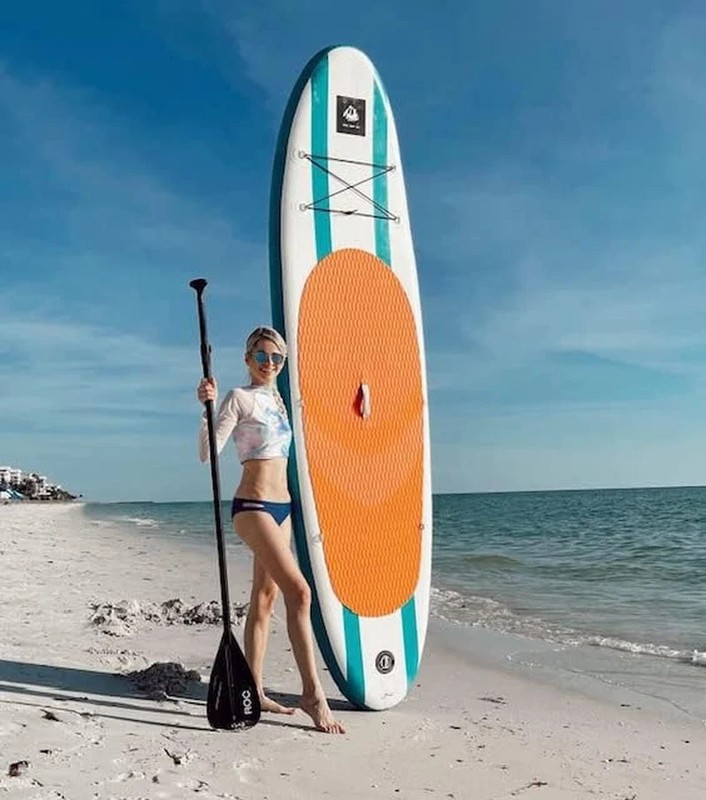 ROC Inflatable Stand Up Paddle Boards with Premium SUP Paddle