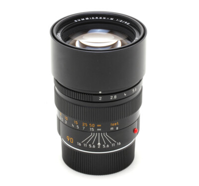 Leica SUMMICRON-M 1:2/90 レンズ Brand New Unused Leica SUMMICRON-M 90mm F2 f/2 Black M 240