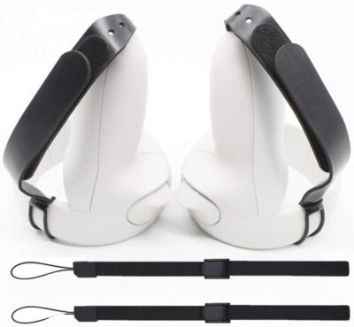 TNE Knuckle Straps With Wrist Straps for Oculus Quest 2 VR Anti Drop Hand Grip