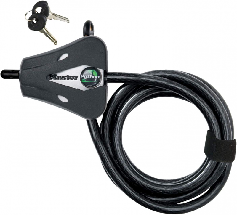 Master Lock Python Cable Lock, Cable Lock with Keys, Trail C