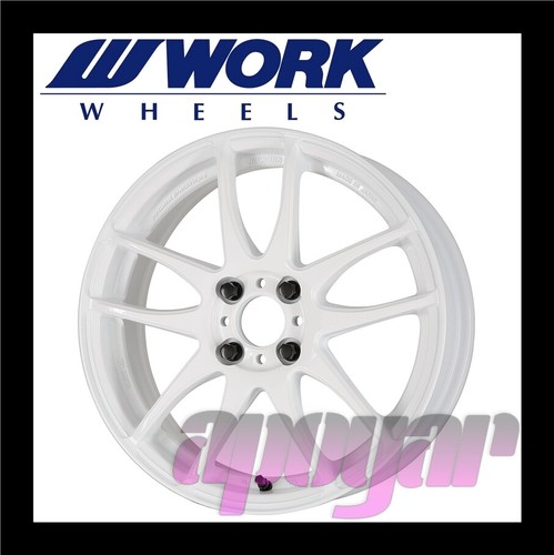 Zx-336) WORK Emotion CR KAI 17インチ7J+47 PCD100 4穴 4本