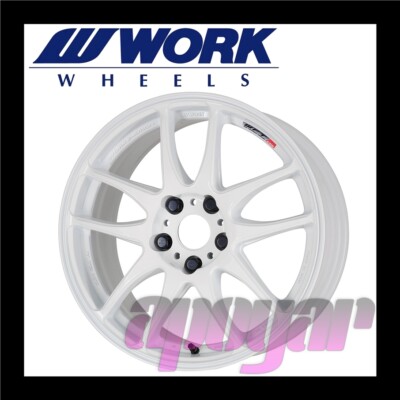 WORK EMOTION CR Kiwami WHEEL (1pcs) 17 inch 7.0J 38 4H 100 White (WHT)