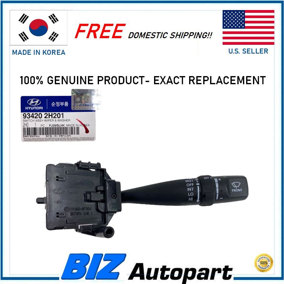 GENUINE ! WIPER SWITCH FOR 2007-2010 HYUNDAI ELANTRA OE# 93420-2H201