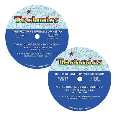 Slipmats Technics Motown Double Pack 1 Pair