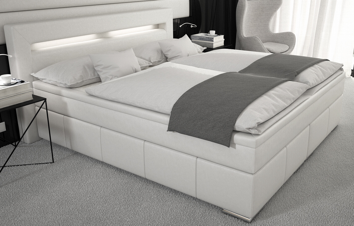 Doppelbett Boxspringbett Test Vergleich     Doppelbett Boxspringbett ...