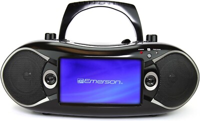 Emerson EDL-2870H 7  Bluetooth DVD Boombox with AM/FM Radio & Digital TV - Black