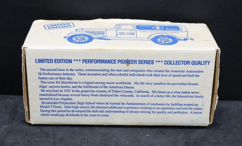 ERTL VINTAGE BANK 1932 FORD PANEL DELIVERY ISKY CAMS LIMITED EDITION #846 SH-1