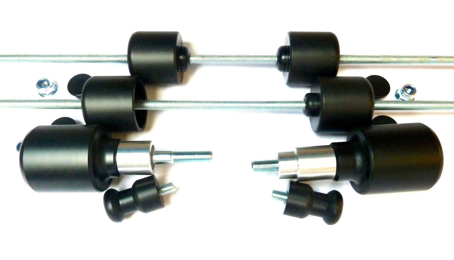 KAWASAKI ZX6R 636 2013-2018 FULL 8 CRASH MUSHROOMS SLIDERS