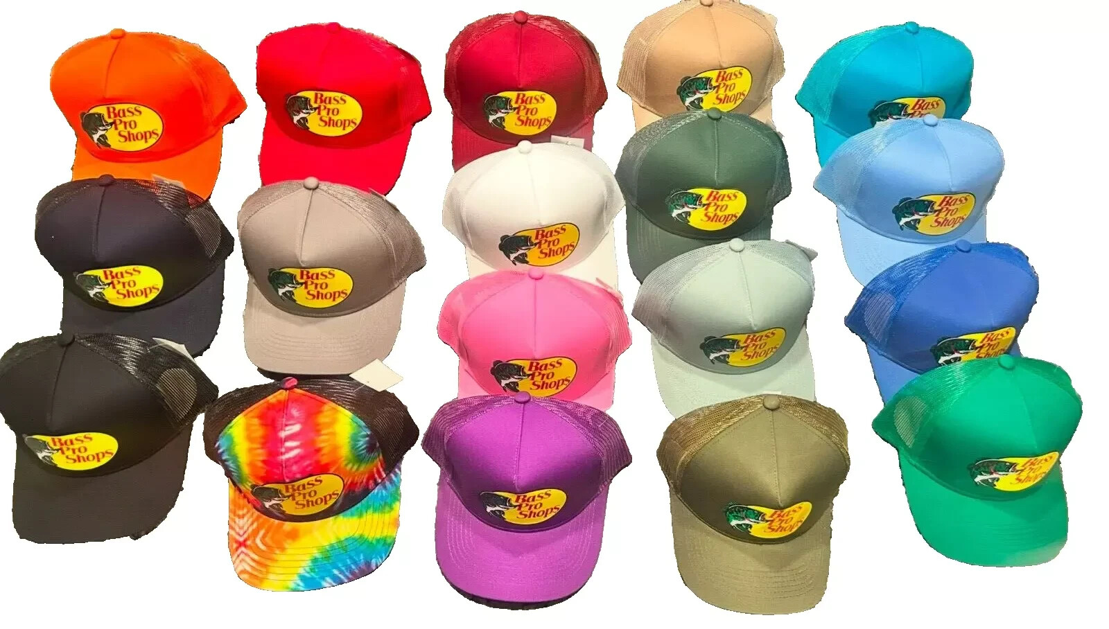 Bass Pro Shop Trucker Cap Bear バスプロ 限定 熊 Bass Pro Shops Trucker Hat Bear Plush Stuffed Animal Toy 8