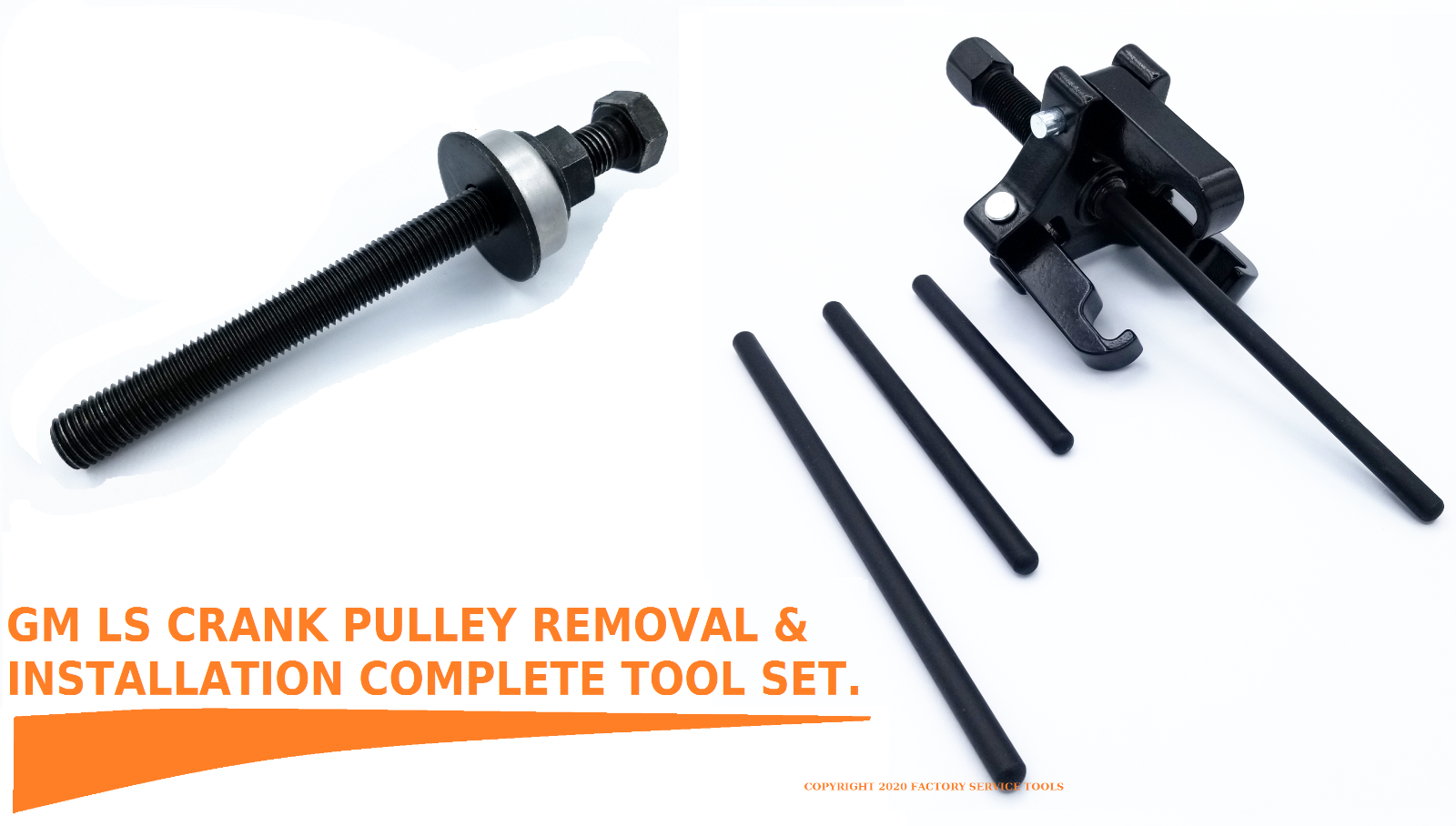 Ls Ls1 Crank Pulley Removal And Installation Tool Set Puller