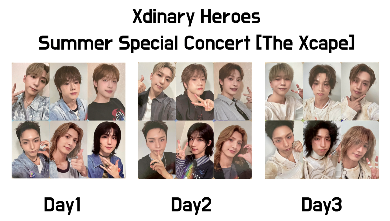 オドゥ トレカ xdinary heroes Xdinary Heroes LUCKYDRAW PHOTOCARD 30KW MD Summer Special