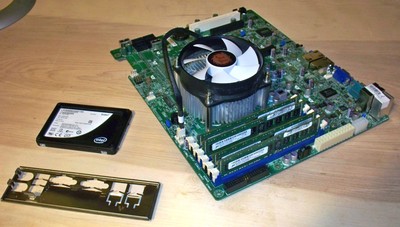SUPERMICRO X8SIE-F with X3450 / 16G ECC/ SSD 1156 SYSTEM
