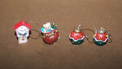 18 Sterling Itty Bitty Christmas Ornaments Collection Holiday 1