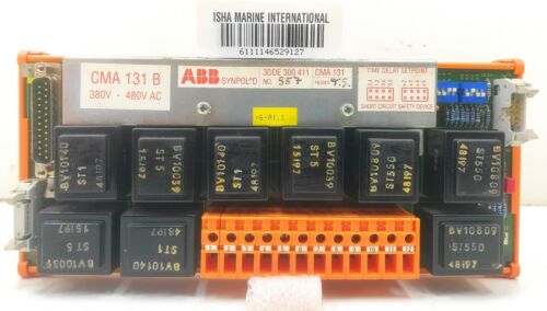 ABB Synpol D 3DDE 300 411 CMA 131 B Generator Connection Short Circuit Safety
