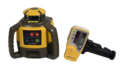 Topcon RL-H5A Horizontal Self-Leveling Rotary Laser Kit  w/ LS-80X Receiver