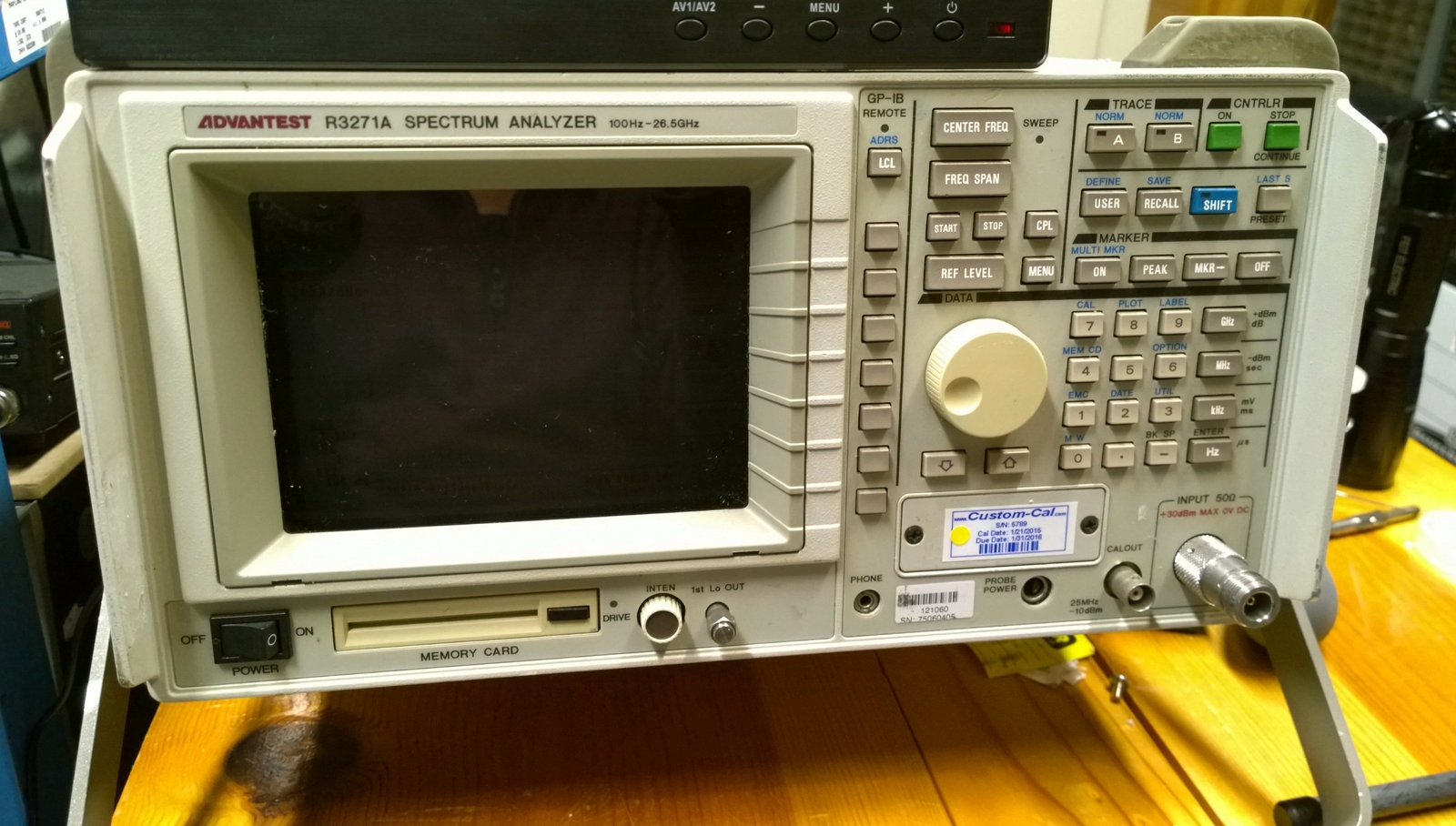 現状品 アドバンテスト 無線機 R3271A ADVANTEST スペクトラム・アナライザアマチュア無線 ITE9HT8026SI-YR-A00-byebye Advantest R3271A Spectrum Analyzer 100Hz to 26.5GHz | eBay