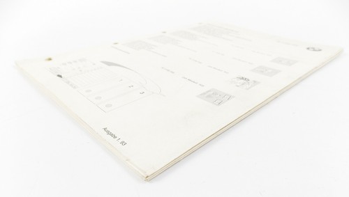 BMW 1993 R 1100RS ELECTRICAL CIRCUIT DIAGRAMS MANUAL 01999798698