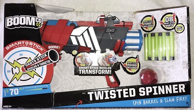 BOOMco Twisted Spinner Blaster w/ Rounds Brand New Great Outdoor Fun Fast Ship
