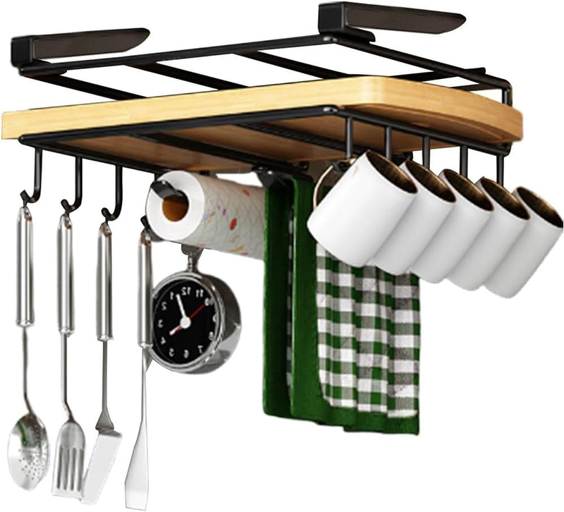 Under Cabinet Cutting Board Holder, Stainless Steel under Cabinet Shelf, Cutting