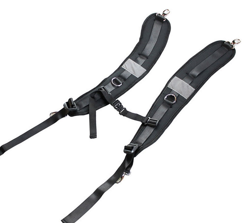 1 Pair Waterproof PVC Adjustable Shoulder Strap Replacement for Backpack