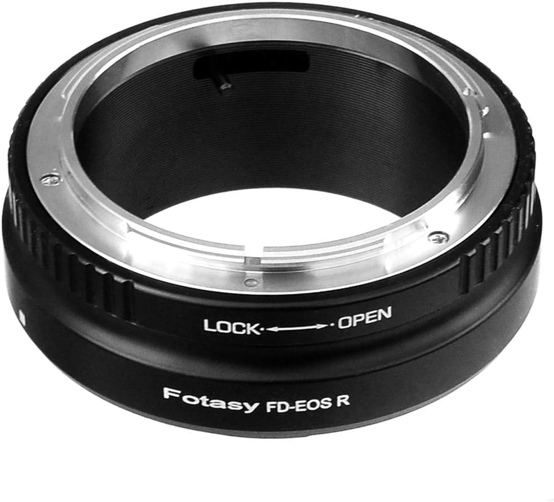 Canon FD Lens to Canon EOS RF Mount Metal Adapter, FD EOS R Adapter, Fits Canon