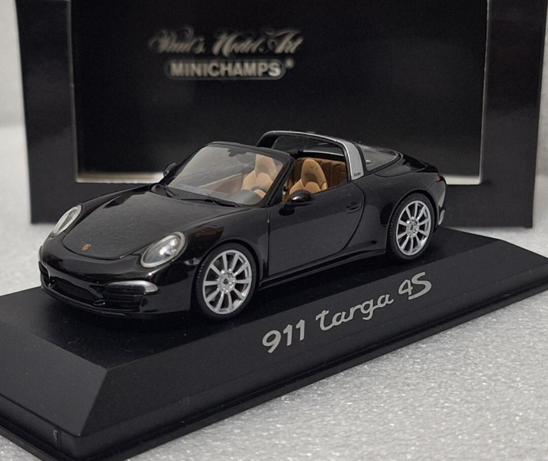 Porsche 911 S ミニカー 1/43 黒 1/43 Spark Porsche 911 991 Carrera S Coupe 2012 Black w/ Box