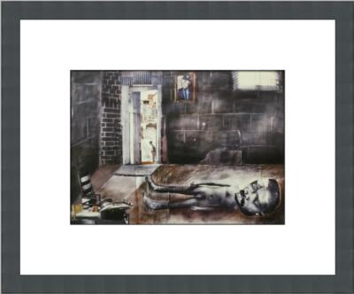 Sam Nhlengethwa The Death of Steve Biko Custom Framed Print 