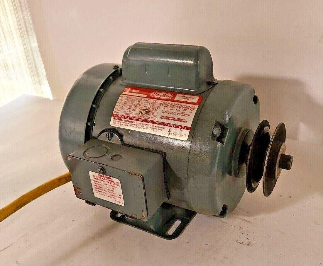 DAYTON General Purpose Motor 1/4 HP 115/230V 5K262V 1725 RPM