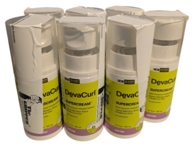 7 Pack DevaCurl Supercream Definer 5.1 oz Coconut Infused Definer Curls READ!!!!