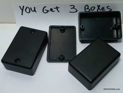 small Black ABS Plastic Electronic Project Box Enclosure case USA over 600 SOLD!