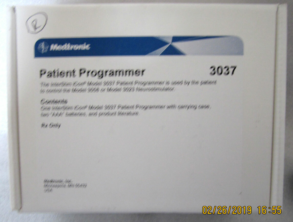 Medtronic 3037 InterStim Patient Programmer - Perfect Condition